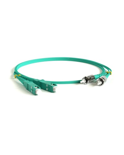 FC-D2-503-SC/PR-ST/PR-H-5M-LSZH-AQ. Патч-корд волоконно-оптический многомодовый. Hyperline в Екатеринбурге