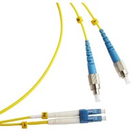 FC-D2-9-FC/UR-LC/UR-H-2M-LSZH-YL. Патч-корд волоконно-оптический FC/UPC-LC/UPC. Hyperline
