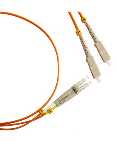 FC-D2-50-LC/PR-SC/PR-H-3M-LSZH-OR. Патч-корд волоконно-оптический LC-SC. Hyperline в Екатеринбурге