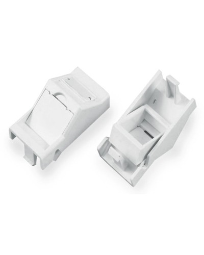 SIP2A-1K-M45-22.5. Вставка угловая 45x22.5 (аналог Mosaic) для 1 модуля формата Keystone Jack. Hyperline в Екатеринбурге