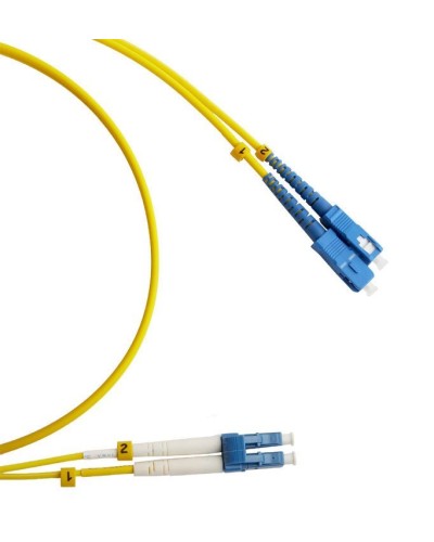 FC-D2-9-LC/UR-SC/UR-H-2M-LSZH-YL. Патч-корд волоконно-оптический LC/UPC-SC/UPC. Hyperline в Екатеринбурге