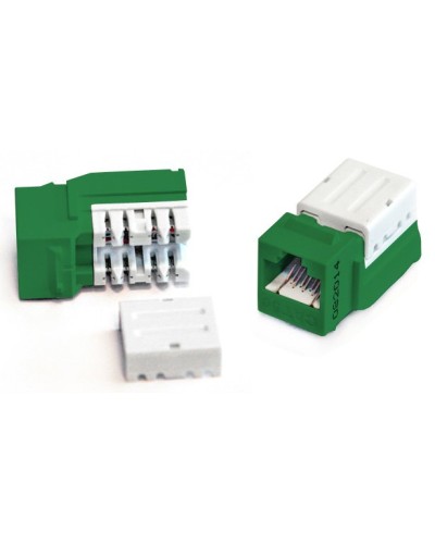 KJNE-8P8C-C5e-90-GN. Вставка Keystone Jack RJ-45. Hyperline в Екатеринбурге