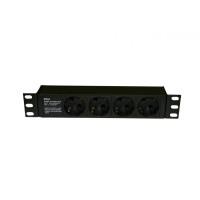SHE10-4SH-IEC. Блок розеток 10. Hyperline