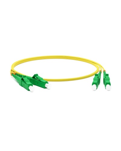 FC-D2-9-LC/AR-LC/AR-H-3M-LSZH-YL. Патч-корд волоконно-оптический одномодовый. Hyperline в Екатеринбурге