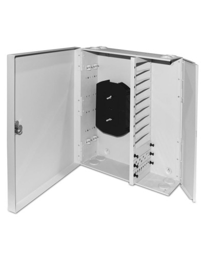 FO-WBX-12xSLT-W140H42-96UN-GY. Кросс оптический настенный. Hyperline в Екатеринбурге