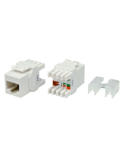 KJ8-8P8C-C6-180-WH. Вставка Keystone Jack RJ-45. Hyperline в Екатеринбурге