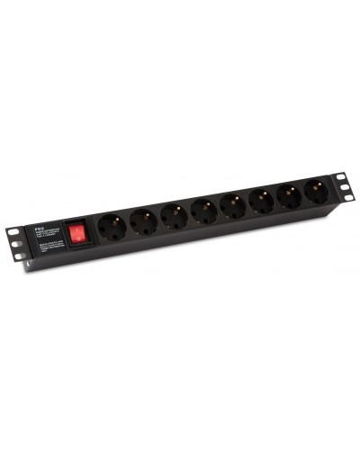SHE19-8SH-S-IEC. Блок розеток 19. Hyperline в Екатеринбурге
