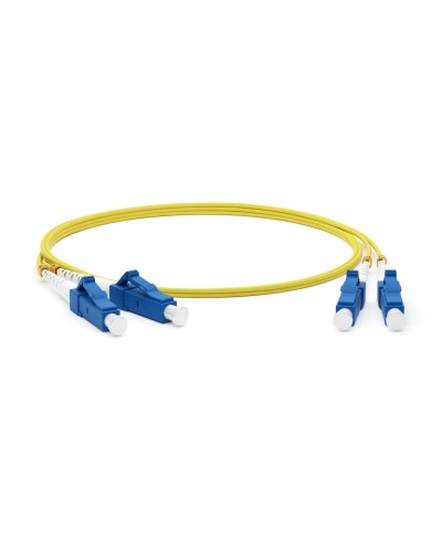 FC-D2-9-LC/UR-LC/UR-H-20M-LSZH-YL. Патч-корд волоконно-оптический одномодовый. Hyperline в Екатеринбурге