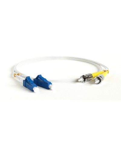 FC-D2-9A1-LC/UR-ST/UR-H-1M-LSZH-WH. Патч-корд волоконно-оптический ST-LC. Hyperline в Екатеринбурге