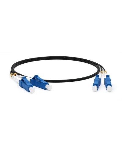 FC-D2-9-LC/UR-LC/UR-H-25M-LSZH-BK. Патч-корд волоконно-оптический одномодовый. Hyperline в Екатеринбурге
