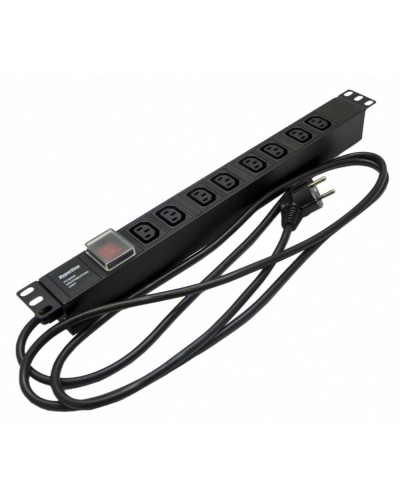 SHE19-8IEC-S-2.5EU. Блок розеток 19. Hyperline в Екатеринбурге