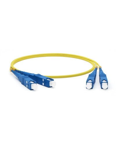 FC-D2-9-SC/UR-SC/UR-H-5M-LSZH-YL. Патч-корд волоконно-оптический одномодовый. Hyperline в Екатеринбурге