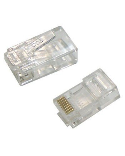 PLUG-8P8C-U-C5-100 (100 шт). Разъем RJ-45. Hyperline в Екатеринбурге