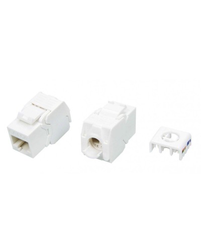 KJ8-8P8C-C6A-180-TLS-WH. Вставка Keystone Jack RJ-45. Hyperline в Екатеринбурге