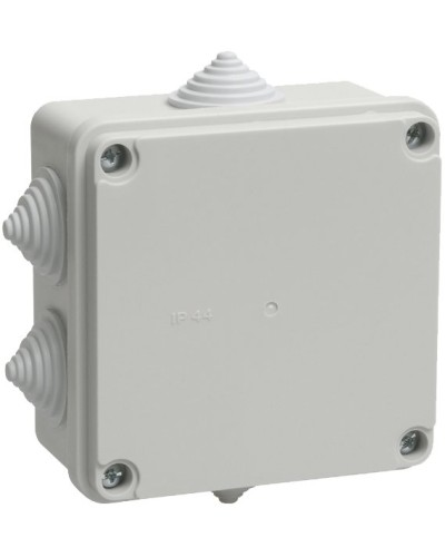 Коробка распаячная КМ41233 100х100х50 открытой проводки IP44 6 гермовводов серая (UKO11-100-100-050-K41-44). Коробка распаячная безгалогенная (HF). IEK в Екатеринбурге