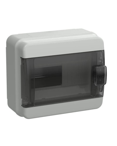 Корпус пластиковый КМПн-8 IP65 TEKFOR (TF5-KP72-N-08-65-K03-K02). Корпус модульный пластиковый черная прозрачная дверь. IEK в Екатеринбурге