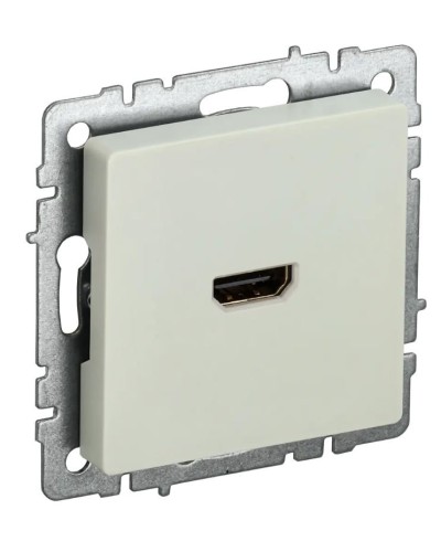 Розетка HDMI РHDMI-0-БрКр бежевый BRITE (BR-H10-K10). Розетка HDMI. IEK в Екатеринбурге