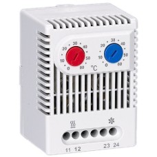 Термостат двухканальный от 0 до +60°C NO+NC (YCE-DTNO-NC-60). Термостат двухканальный. IEK