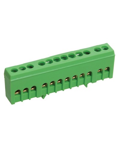 Шина PE земля ШНИ-6х9-10-К-З (YNN10-69-10KD-K06). Шина в корпусном изоляторе на DIN-рейку. IEK в Екатеринбурге