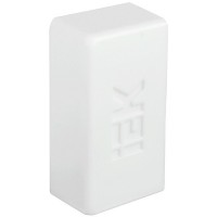 Заглушка 60х40 белая ELECOR (4 шт) (CKMP10D-Z-060-040-K01). Заглушка для кабель-канала. IEK
