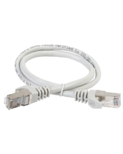 GENERICA Патч-корд кат.5E FTP 1м серый (PC01-C5EF-1M-G). Патч-корд медный. IEK в Екатеринбурге