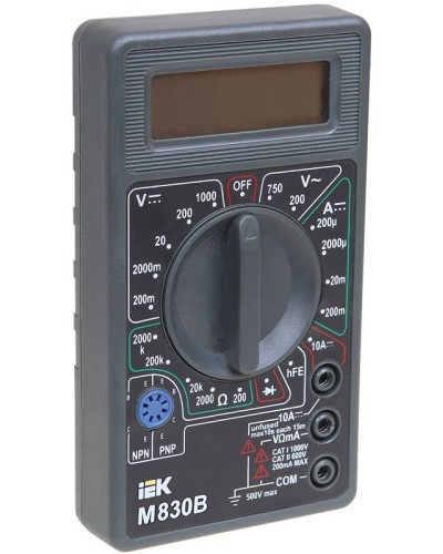 Мультиметр цифровой Universal M830B (TMD-2B-830). Мультиметр цифровой. IEK в Екатеринбурге