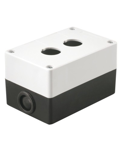 Корпус КП102 для кнопок 2 места белый (BKP10-2-K01). Корпус для кнопочных постов. IEK в Екатеринбурге