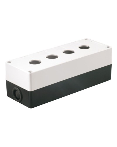Корпус КП104 для кнопок 4 места белый (BKP10-4-K01). Корпус для кнопочных постов. IEK в Екатеринбурге