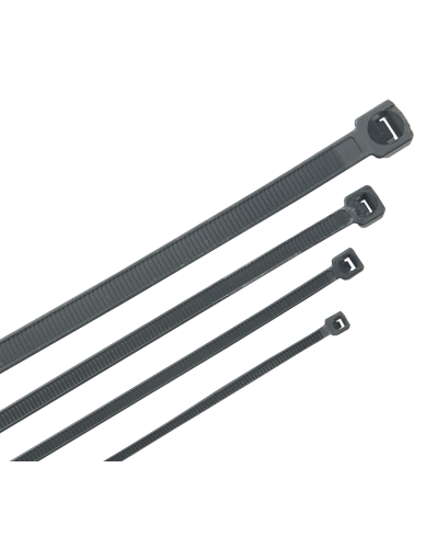 HKB-W48-L200 (100 шт). Хомут кабельный ХКн 4,8х200мм нейлон черный. ITK в Екатеринбурге