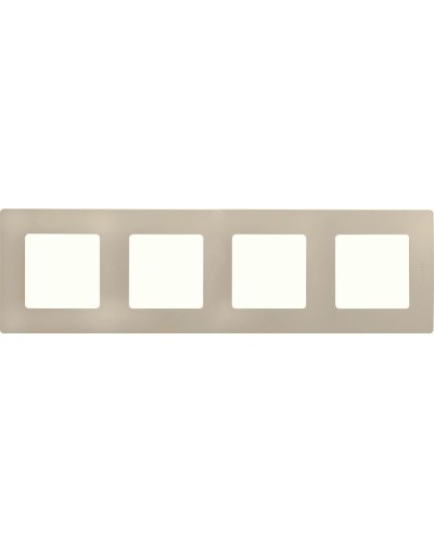 Рамка 4 поста ETIKA, слоновая кость (672514). Рамка. LegranD в Екатеринбурге