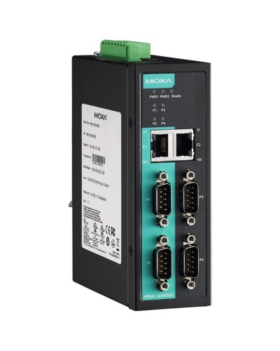 NPort IA5450A. 4-портовый усовершенствованный преобразователь. MOXA в Екатеринбурге