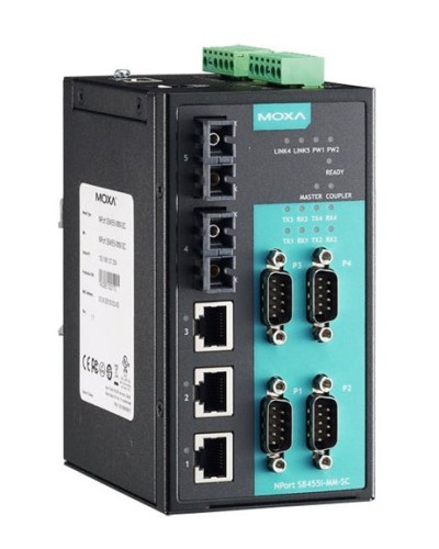 NPort S8455I-SS-SC. 4-портовый преобразователь. MOXA в Екатеринбурге
