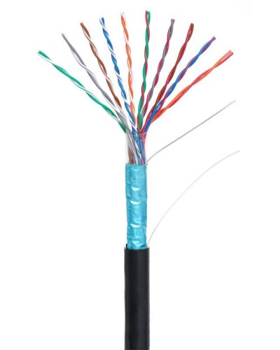 F/UTP 10pair, Cat5, Out, PE (EC-UF010-5-PE-BK-3). Кабель «витая пара» (LAN) для структурированных систем связи. NETLAN в Екатеринбурге