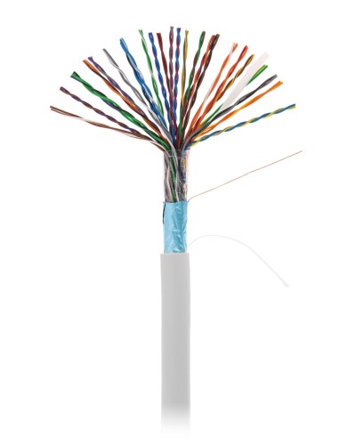 F/UTP 25pair, Cat5, In, PVC (EC-UF025-5-PVC-GY-3). Кабель «витая пара» (LAN) для структурированных систем связи. NETLAN в Екатеринбурге
