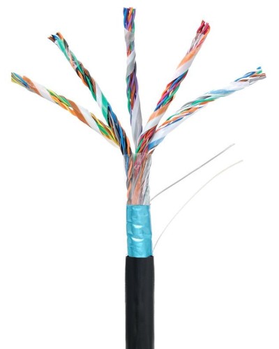 F/UTP 25pair, Cat5, Out, PE (EC-UF025-5-PE-BK-3). Кабель «витая пара» (LAN) для структурированных систем связи. NETLAN в Екатеринбурге
