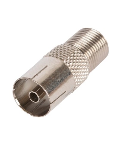 EC-CC-F-PAL-FM-MT-100 (100 шт). Адаптер для коаксиальных кабелей, F-тип-PAL-female. NETLAN в Екатеринбурге