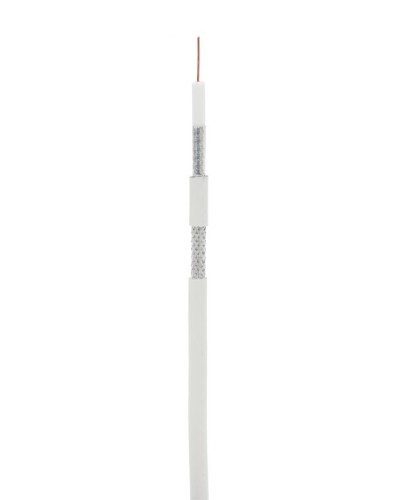 RG-6 CCS, In, PVC (EC-C2-32123A-WT-1). Кабель коаксиальный омедненный. NETLAN в Екатеринбурге