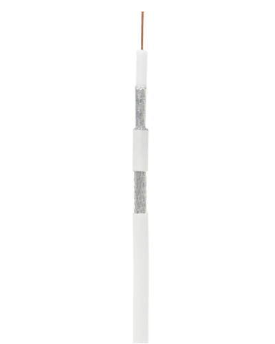 RG-6 CCS, In, PVC (UEC-C2-32123A-WT-1). Кабель коаксиальный омедненный. NETLAN в Екатеринбурге