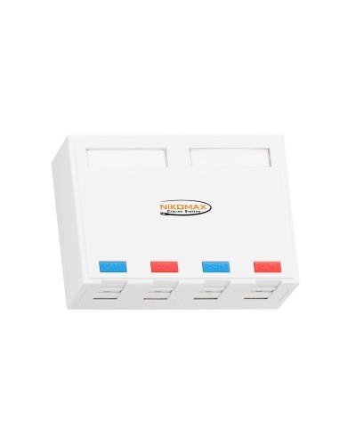 NMC-MB4P-ST-WT. Корпус настенной розетки. NIKOMAX в Екатеринбурге