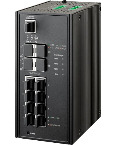 NIS-3500-3412PGE (64PY0804). Коммутатор управляемый с PoE. NSGate в Екатеринбурге