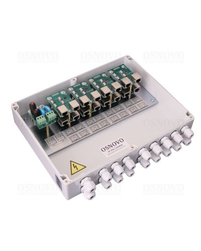 SP-IP8/1000PW. Устройство грозозащиты цепей Ethernet. OSNOVO в Екатеринбурге
