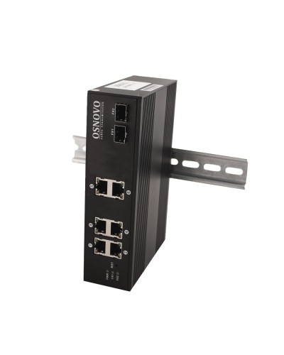 SW-8062/IC. Промышленный PoE коммутатор Gigabit Ethernet на 8 портов. OSNOVO в Екатеринбурге
