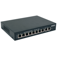 SW-20820(120W). Коммутатор 10-портовый  Gigabit Ethernet с PoE. OSNOVO
