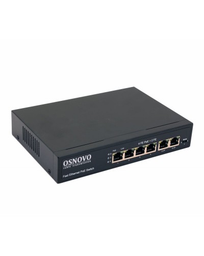 SW-20600(80W). Коммутатор 6-портовый  Fast Ethernet с PoE. OSNOVO в Екатеринбурге