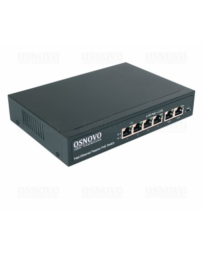 SW-20600/A(80W). Коммутатор Fast Ethernet на 6 портов. OSNOVO в Екатеринбурге