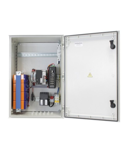 OSP-46TB1(SW-80802/ILS(port 90W)). Уличный коммутатор с PoE. OSNOVO в Екатеринбурге