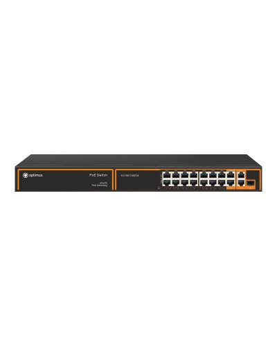 U1I-15F1G2b/2G/1S. Коммутатор с питанием по PoE 16-портовый. Optimus в Екатеринбурге