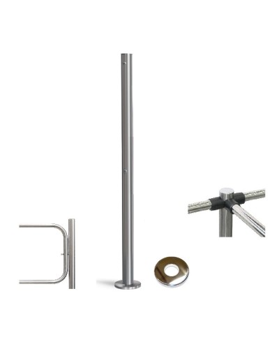PERCo-BH02 2-16 с крышкой. Стойка с отверстием под стопорный механизм поворотной секции. PERCo в Екатеринбурге