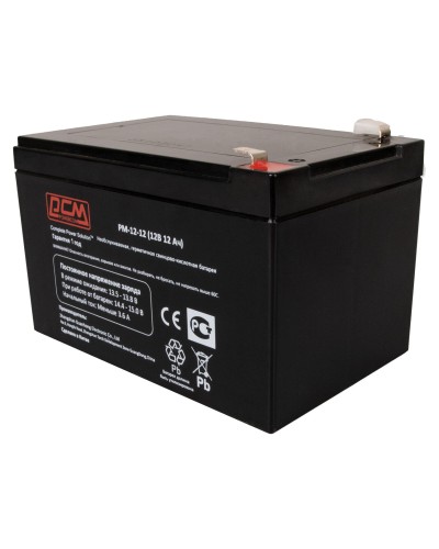 PM-12-12. Аккумулятор герметичный свинцово-кислотный. POWERCOM в Екатеринбурге
