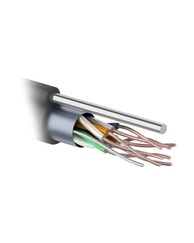 F/UTP 4PR 24AWG CAT5e 305м OUTDOOR+ТРОС*1. PROCONNECT (01-0155). Кабель «витая пара» (LAN) для структурированных систем связи. PROCONNECT в Екатеринбурге